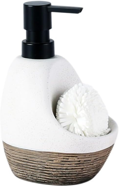 Detalle de Hosoncovy 450ML keramischer Flüssigseifenspender mit Pumpkopf – Weiß