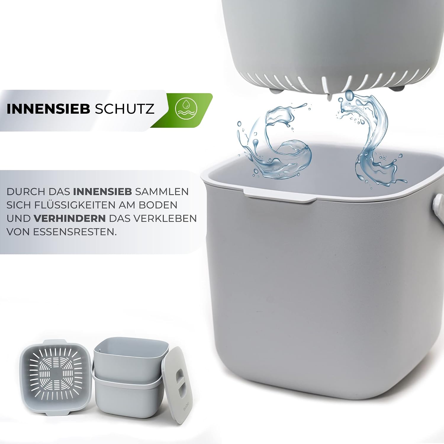 Thumbnail 5 de YourCasa Biomülleimer Küche 7L