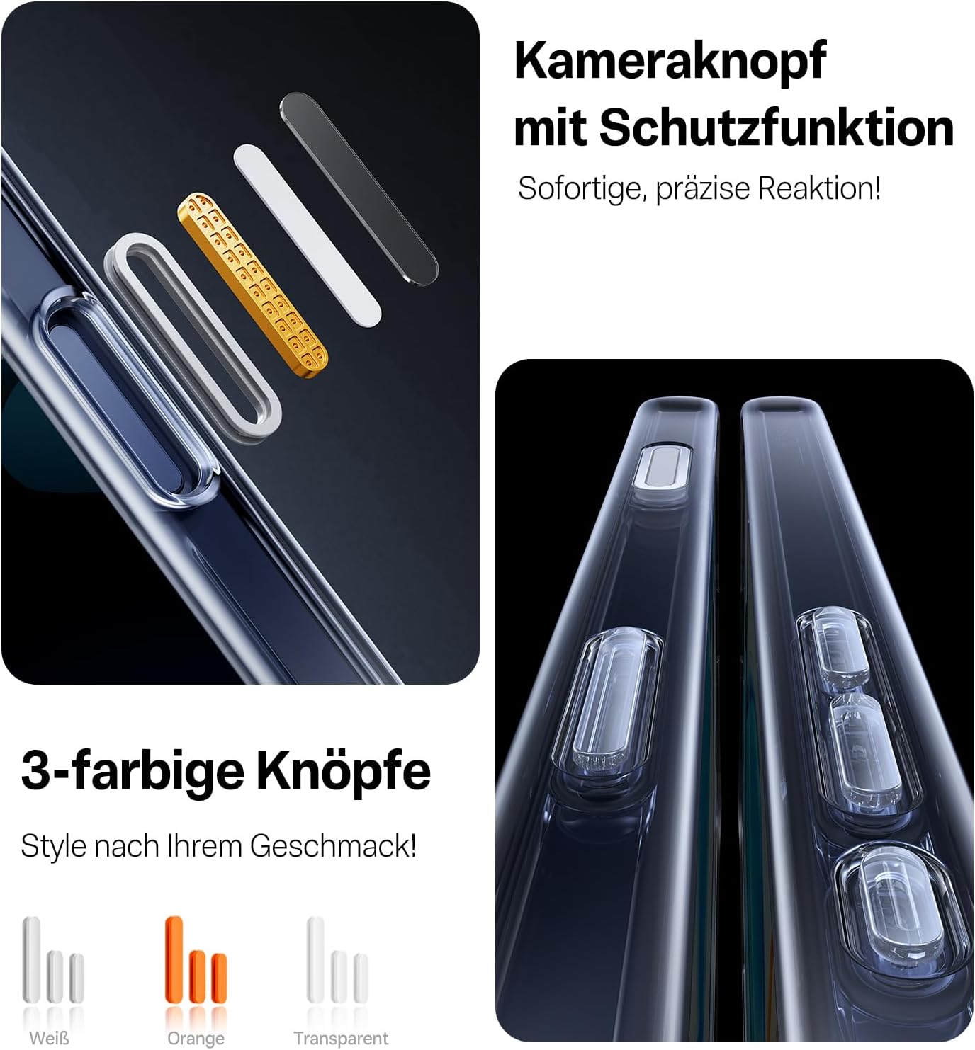 Thumbnail 5 de TORRAS Diamond iPhone 17 Pro Hülle, stoßfest
