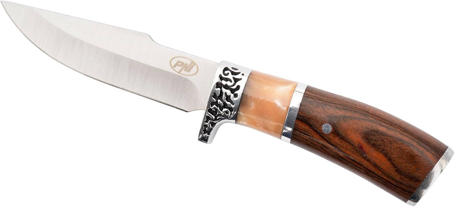 Detalle 2 de PNI Hunting H100 (PNI-H100) jachtmes met 110 mm lemmet en schede