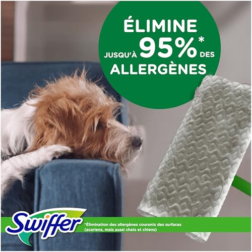 Detalle de Swiffer Kit Balai Attrape-Poussière avec 8 lingettes et 3 lingettes humides