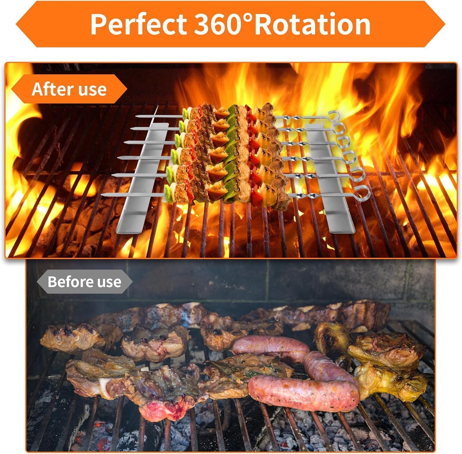 Thumbnail 4 de Hydrogarden Spiedini da barbecue 30 cm