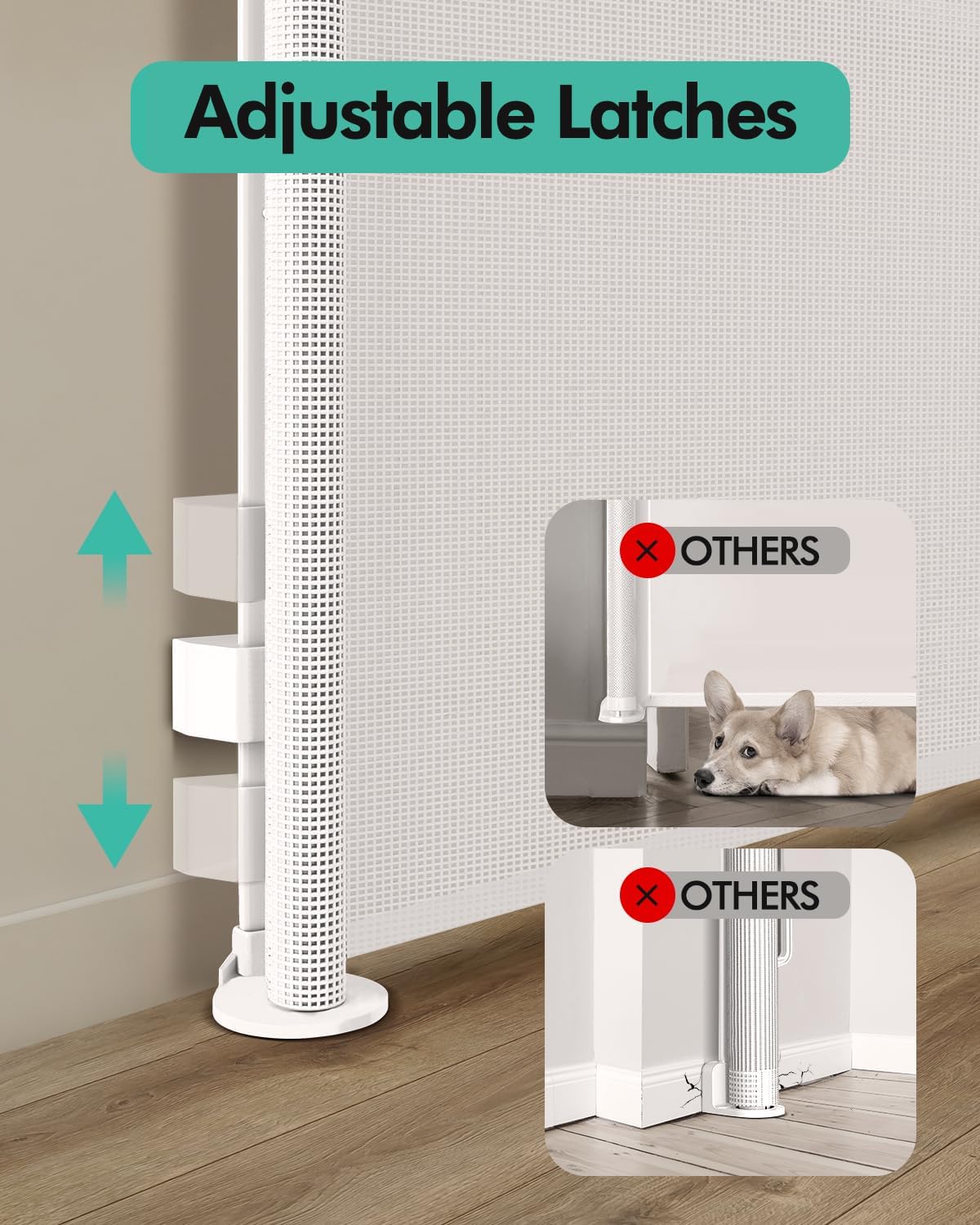 Thumbnail 4 de Lexixi ibao Retractable Baby Gate 33