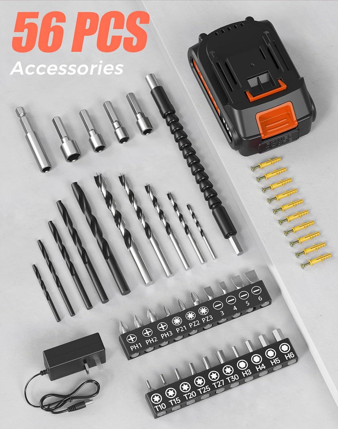 Thumbnail 6 de VIWKO 20V Cordless Drill Set
