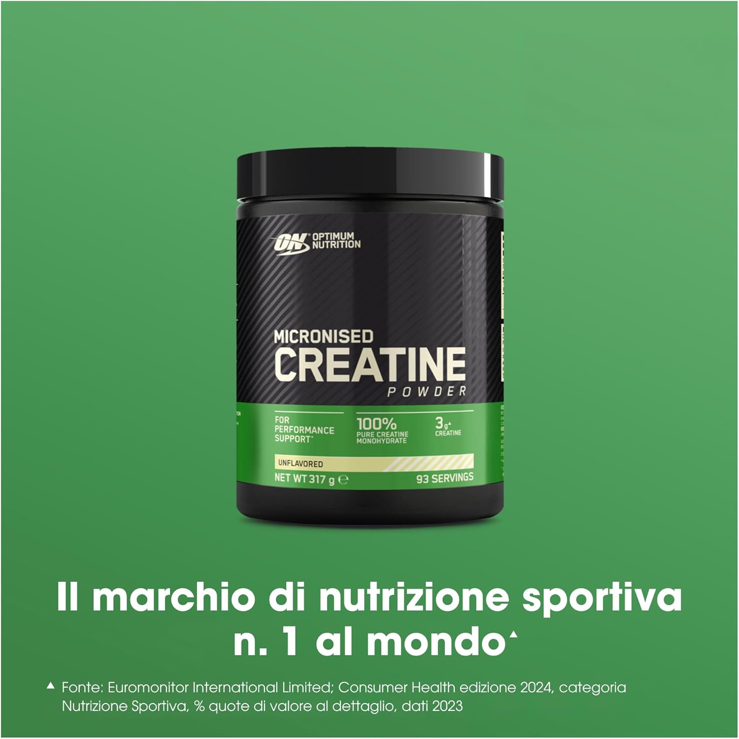 Thumbnail 1 de Optimum Nutrition Creatina Monoidrata Micronizzata in Polvere 317 g – 93 Porzioni, 100% Pura, Senza Aroma