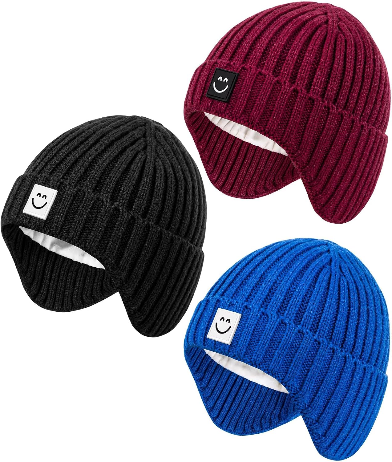Detalle de Alepo Baby Beanie Hats, 3-Pack