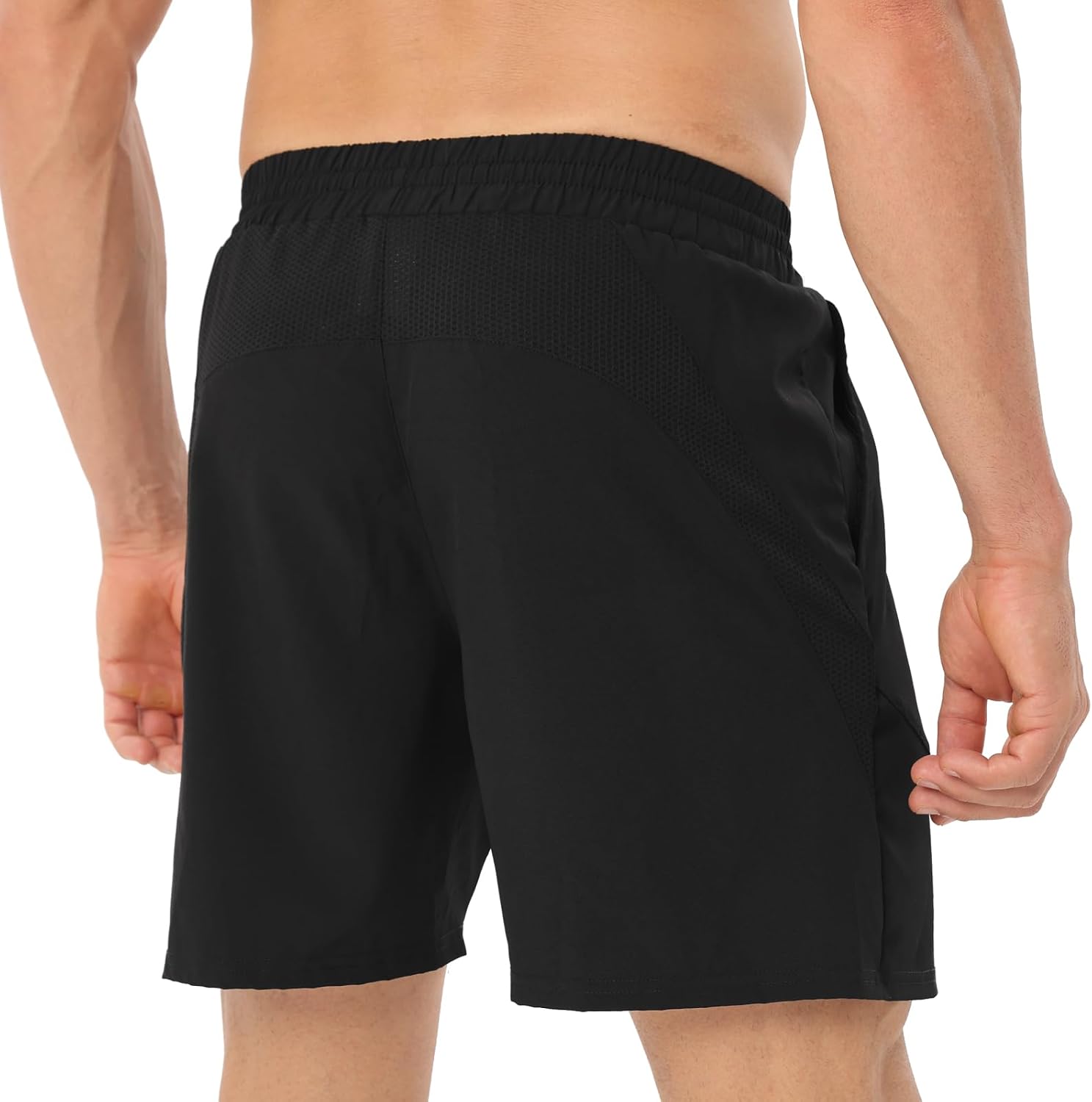 Thumbnail 1 de HOPLYNN Men's 2 Pack Lightweight Running Shorts with Zipped Pockets