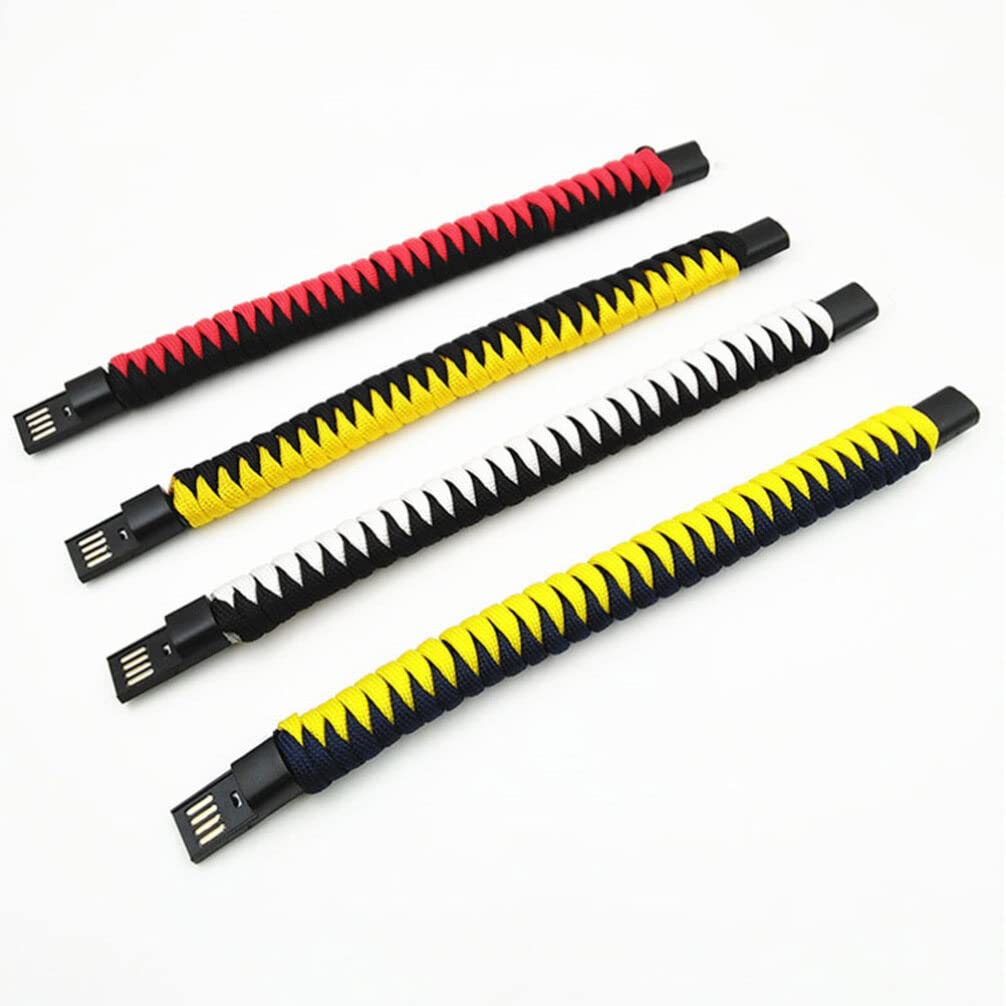Thumbnail 1 de Hemobllo Type-C Data Cable Bracelet 8.66 Inch – Detachable Umbrella Rope USB‑C Wristband
