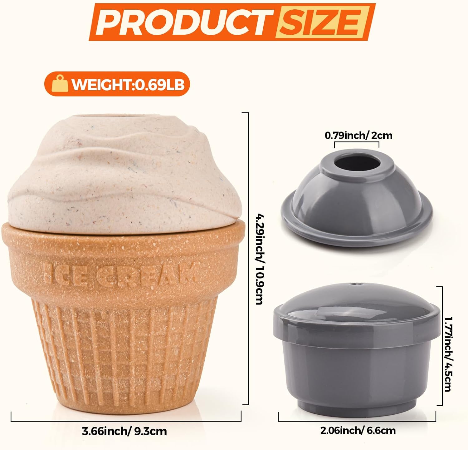 Thumbnail 1 de AUSCAT Frozen Dog Treat Toy slow feeder 1️⃣