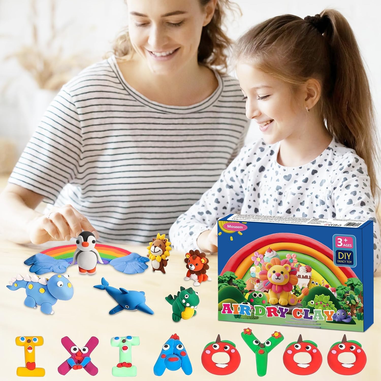 Imagen de Moseem Air Dry Clay Kits 36 Colours en OfertitasTOP