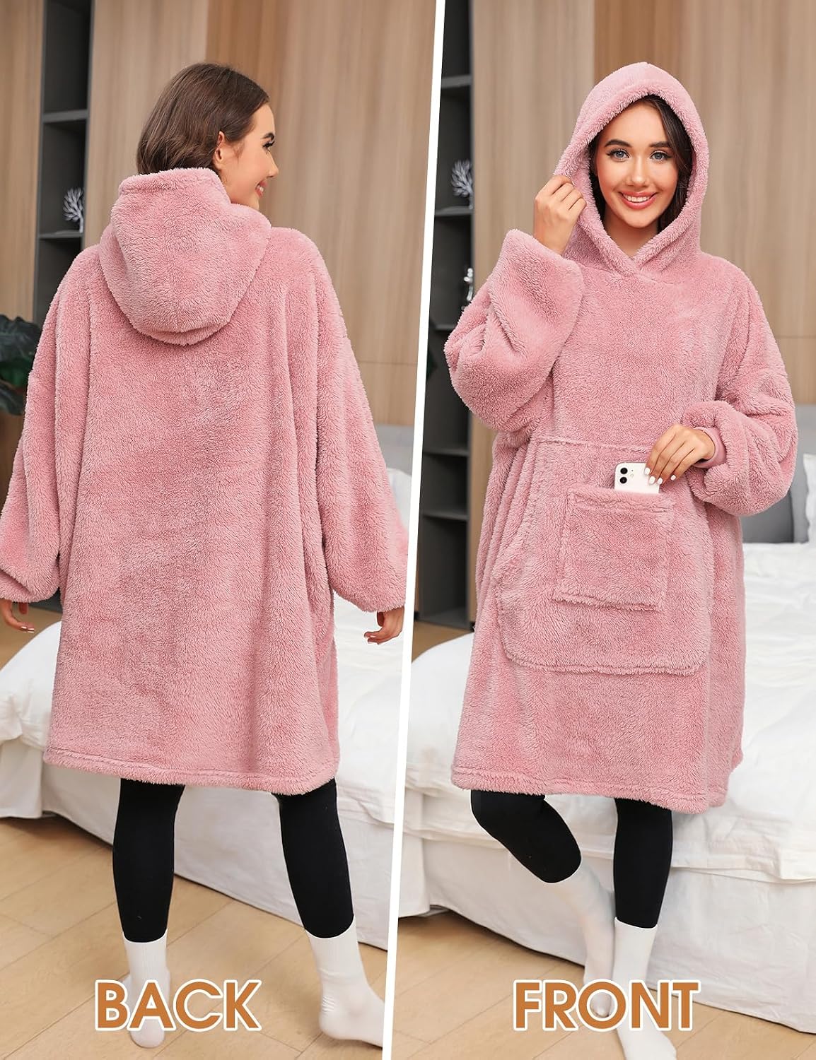 Thumbnail 4 de Tuopuda Sweat à capuche femme chaud