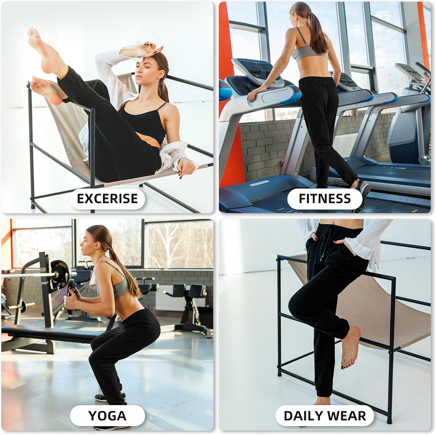 Detalle de Stanpetix Sport Pants for Women – Running Jogger Sweatpants with Pockets