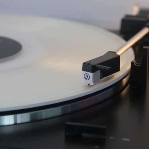 Detalle de TAKMORK Turntable Mat Record Platter Slipmat: Acrylic, 12" White – Anti-Static, Tighter Bass