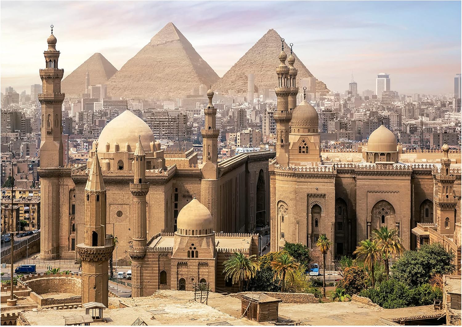 Thumbnail 1 de Puzzle Educa 1000 pièces pour adultes – Le Caire (68 x 48 cm)