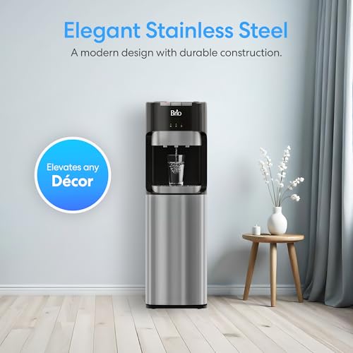 Thumbnail 6 de Brio Bottom Load Water Cooler Dispenser for 5 Gallon Bottles – 3 Temperatures with Child Lock and LED Bottle Alert