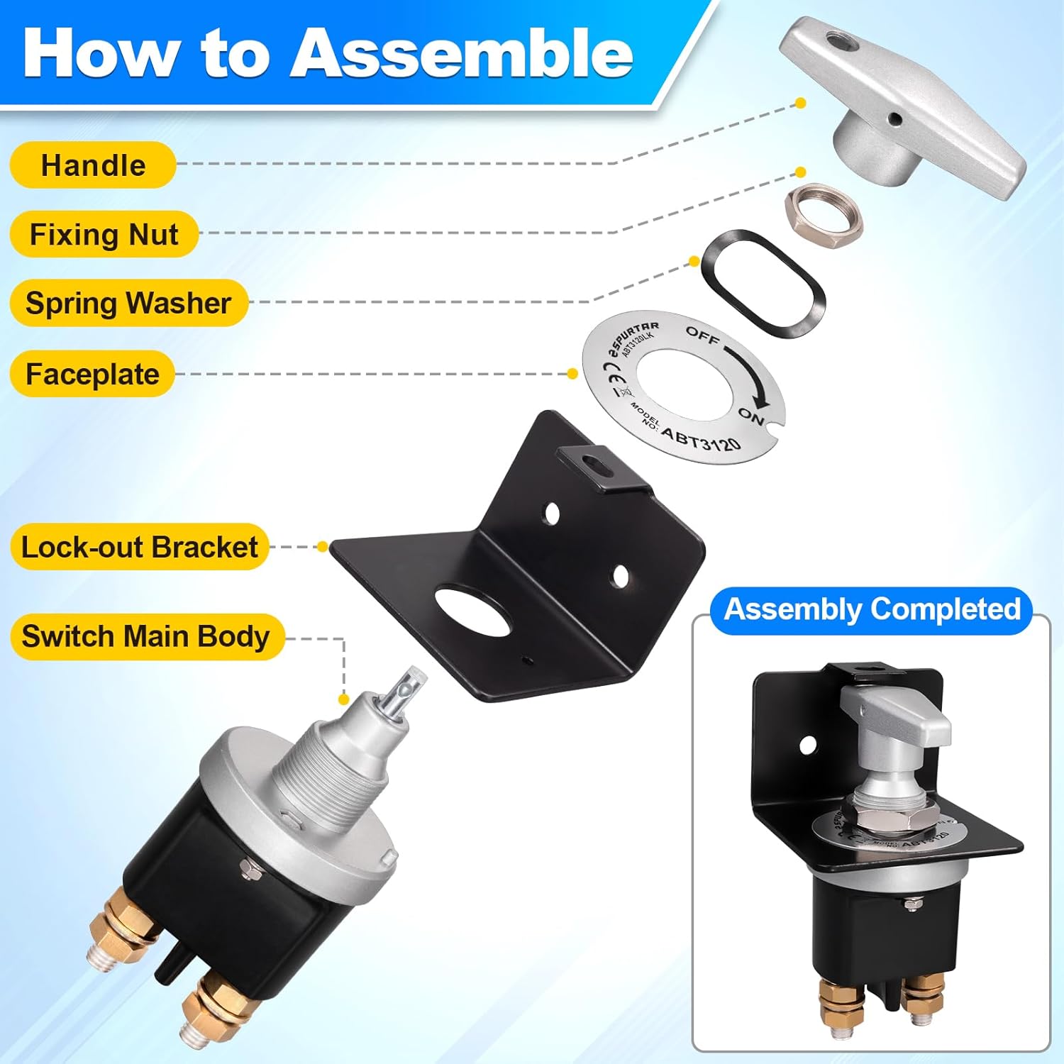Thumbnail 3 de Spurtar interrupteur batterie 36V 500A ⚡