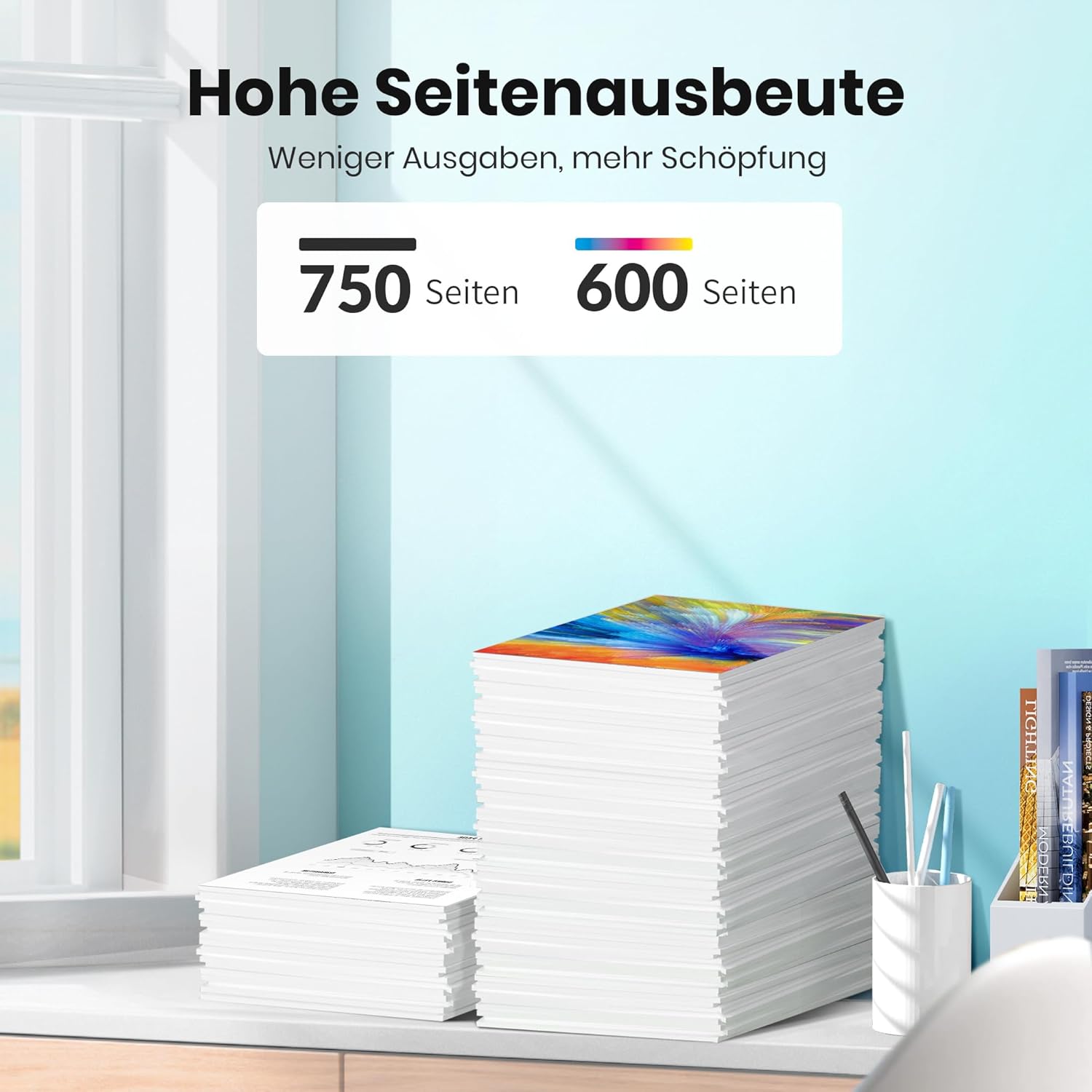 Thumbnail 2 de Glliter 560 XL & 561 XL Patronen kompatibel für Canon Pixma TS-Serie (Schwarz + Farbe) – 2er-Pack
