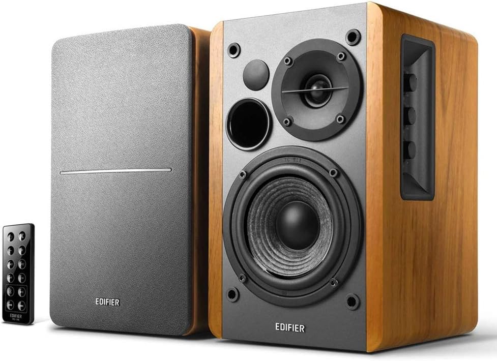Detalle de Edifier R1280DB: Diffusori da scaffale attivi con Bluetooth e ingresso ottico