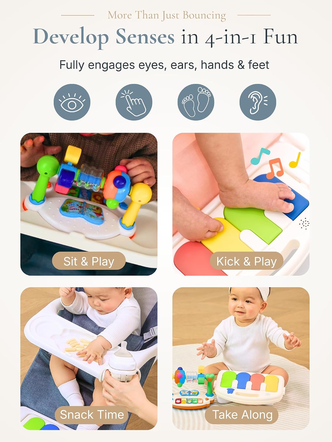 Detalle de Cuddo Baby Bouncer 4-in-1