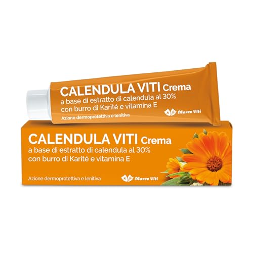 Detalle de Calendula Viti Crema Lenitiva 30% Estratto di Calendula, Burro di Karité 100 ml