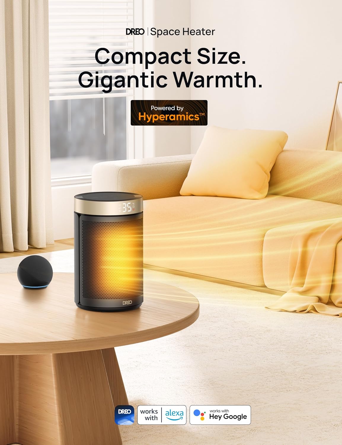 Thumbnail 1 de Dreo Smart Electric Heater 1500W