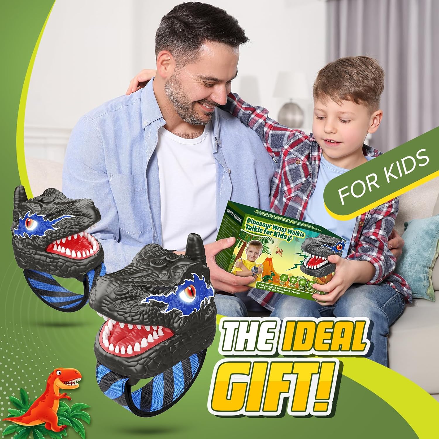Thumbnail 6 de Hapikids Walkie Talkies Dinosaur design for ages 3–7