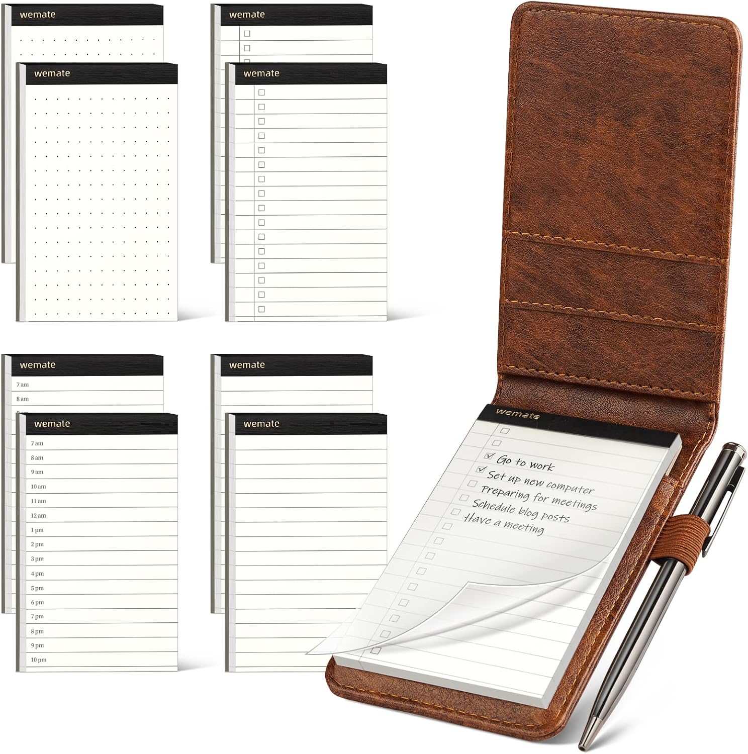 Detalle de WEMATE Pocket Notebook Set, 3 x 5 Inch