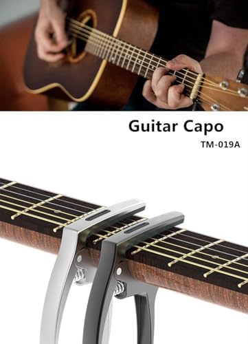 Thumbnail 8 de TANMUS Guitar Capo 3in1: Metal Capo with Pin Puller, 360° Pick Holder and Soft Touch