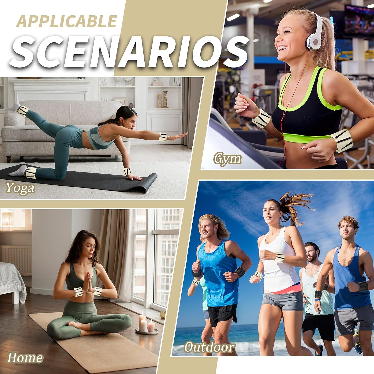 Thumbnail 4 de Wrist & Ankle Weights 1lb set