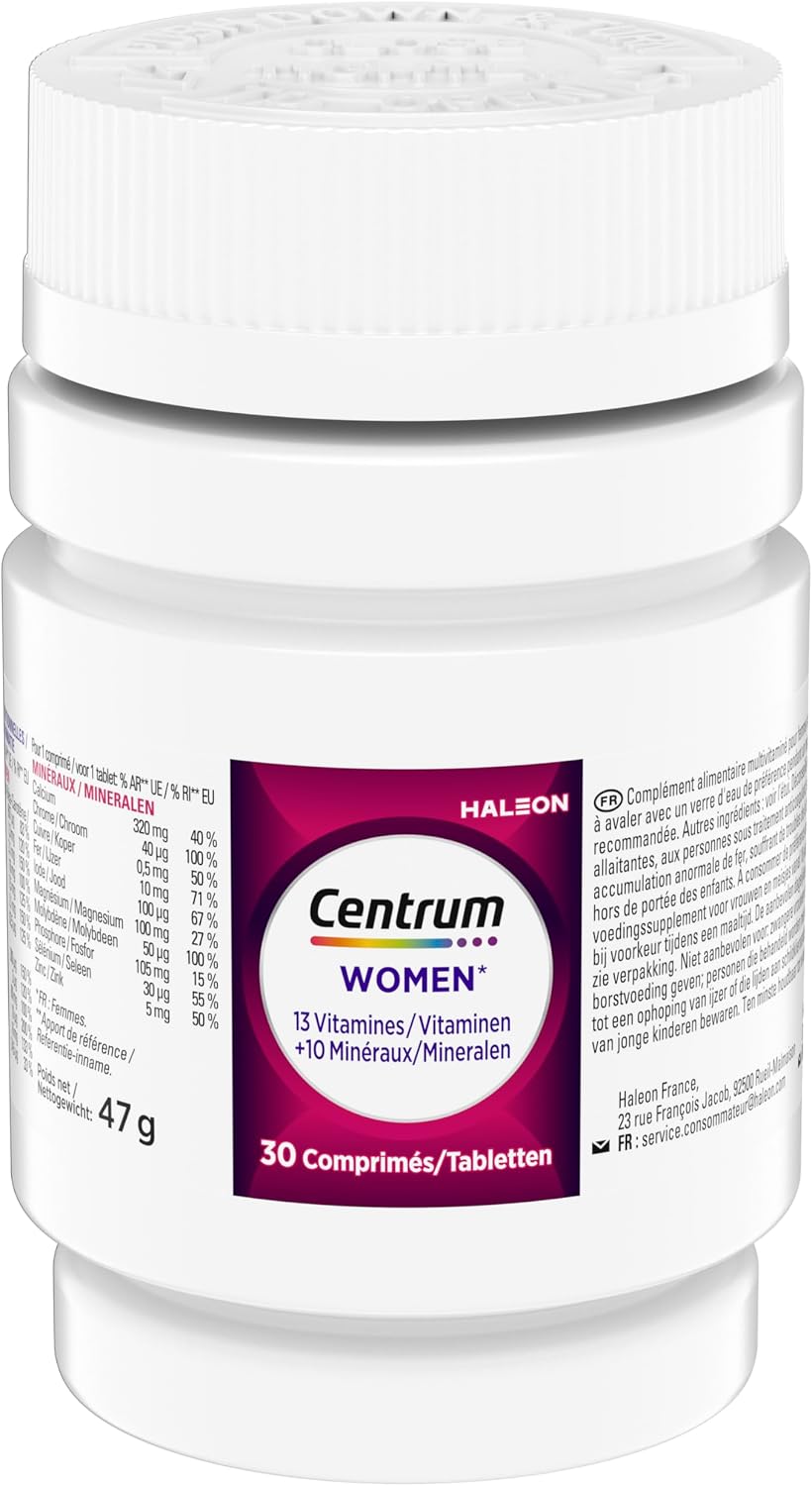 Detalle 2 de Centrum Women multivitamines 30 comprimĂ©s đ