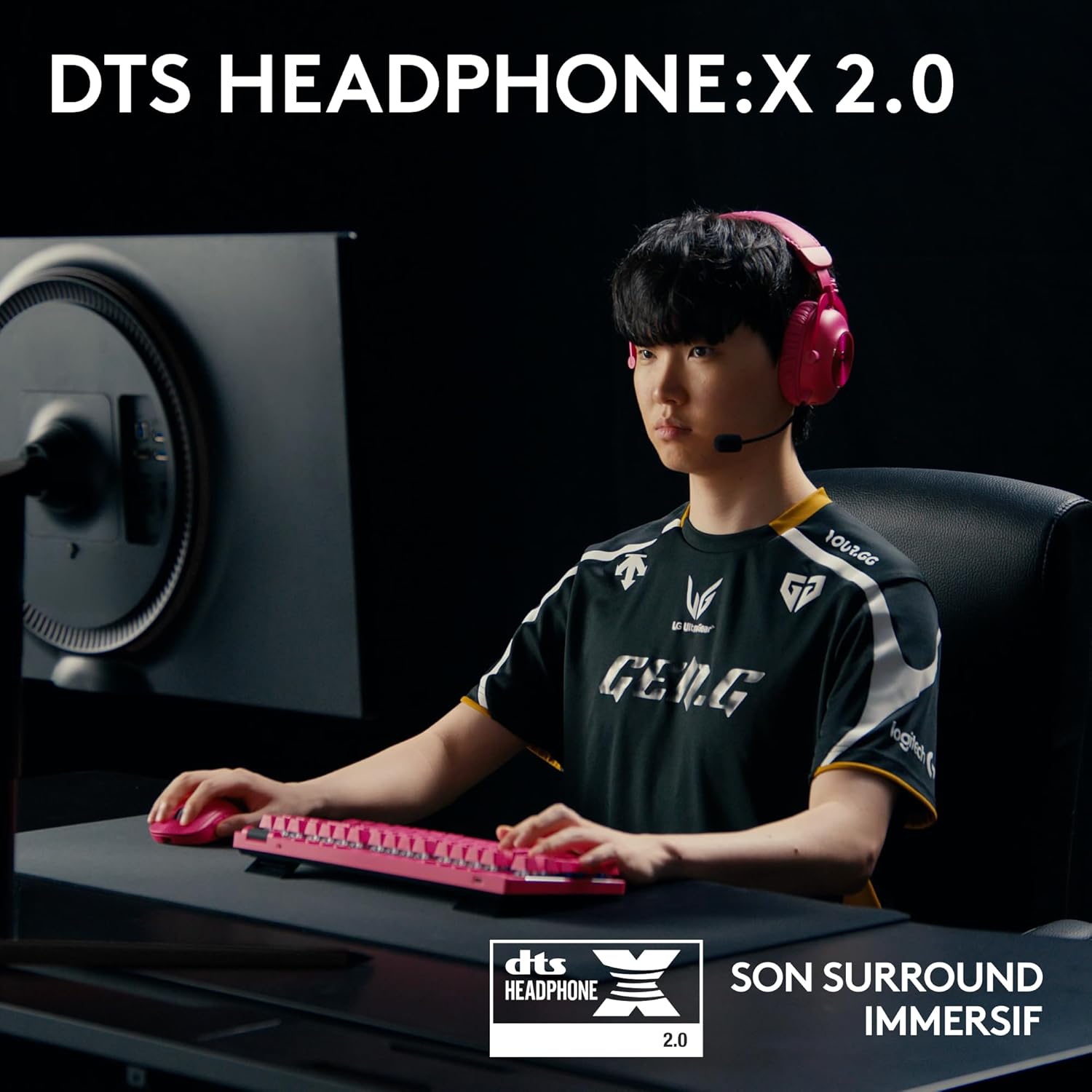 Detalle de Logitech G PRO X 2 LIGHTSPEED Casque audio – Magenta