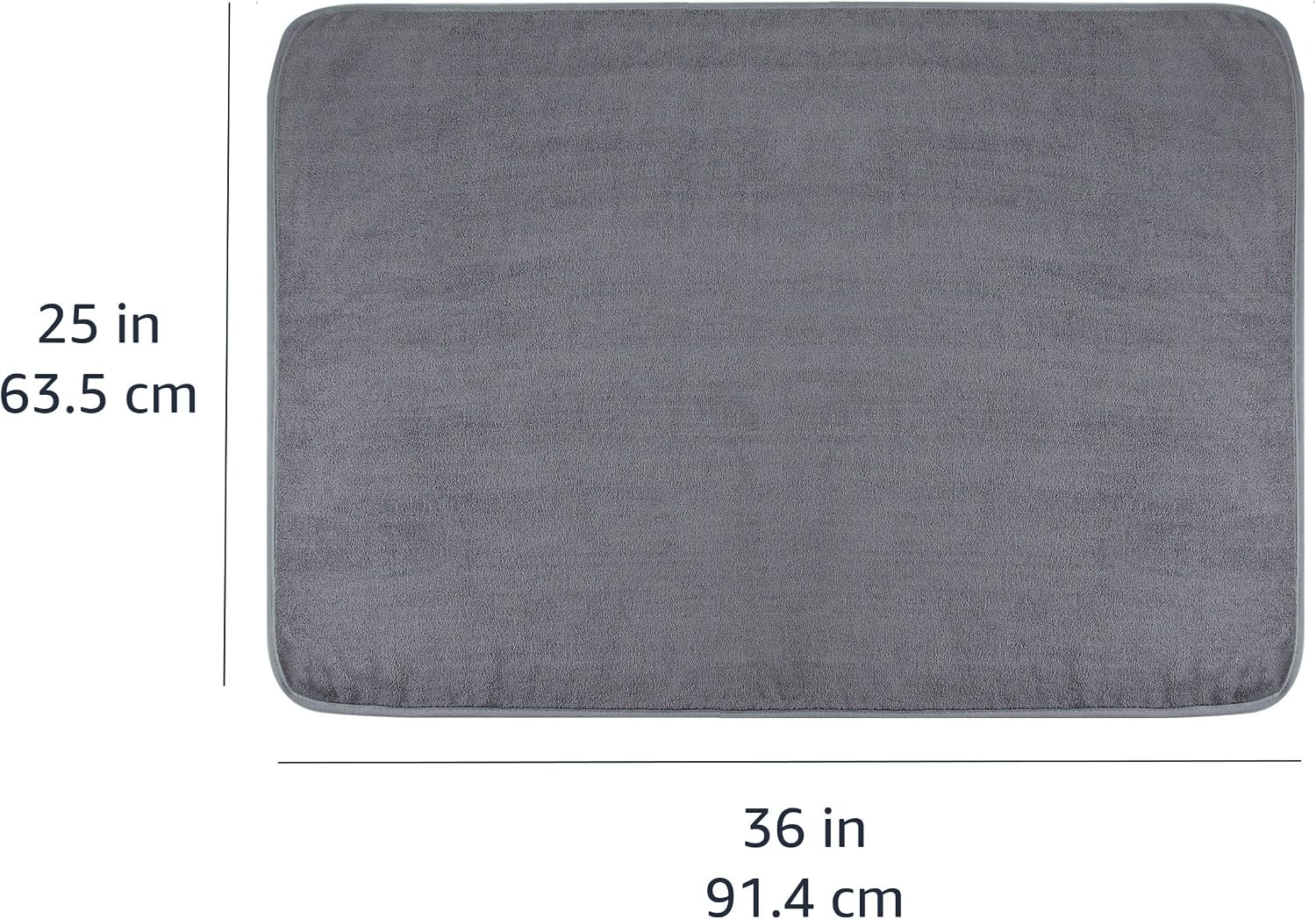 Detalle de Amazon Basics Extra-Large Microfiber Car Drying Towel (91x64 cm)