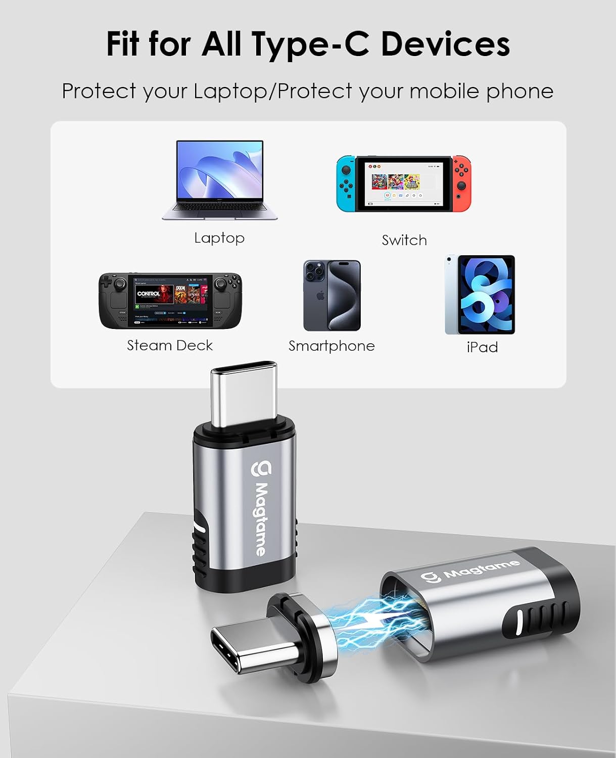 Thumbnail 6 de Adaptateur USB‑C magnétique 240 W lot 2