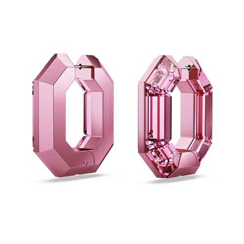 Thumbnail 2 de Swarovski Lucent pendientes de aro octagonales, pequeños 💍