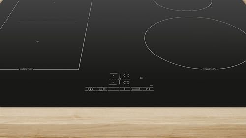 Detalle de Bosch PWP61RBB5E Serie 4: Piano cottura a induzione 60 cm con Combizone