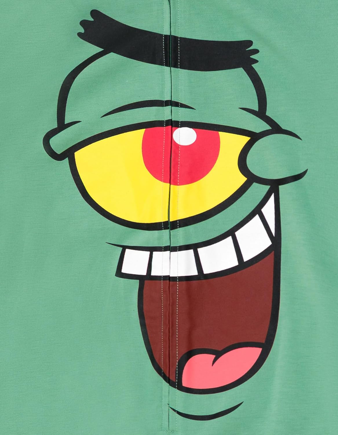 Detalle 2 de Nickelodeon SpongeBob SquarePants Zip-Up Cosplay Coverall, Hooded and Long Sleeve