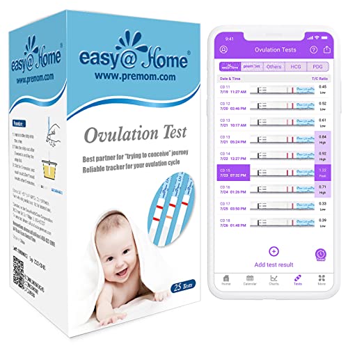 Thumbnail 8 de Easy@Home Ovulation Test Strips, 25 Pack – Predict Your Fertile Window