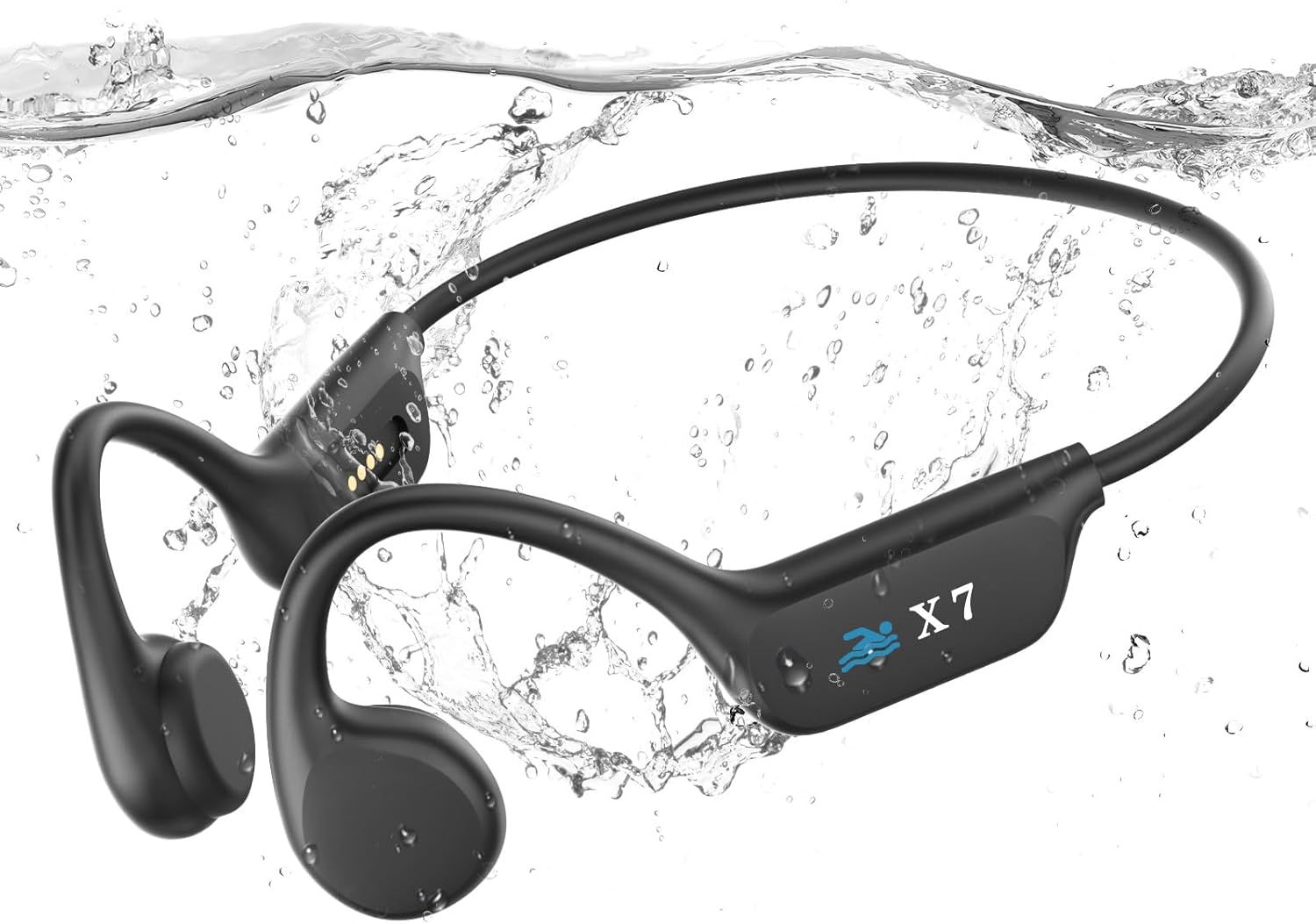 Thumbnail 6 de Guudsoud cuffie a conduzione ossea Bluetooth 6.0 open-ear IPX7 per running e ciclismo