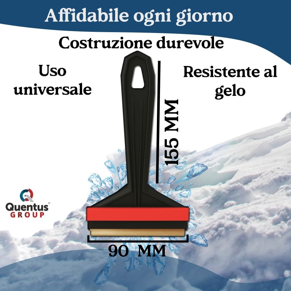 Detalle 2 de Quentus Group Raschietto Ghiaccio Auto Murska 2 pezzi