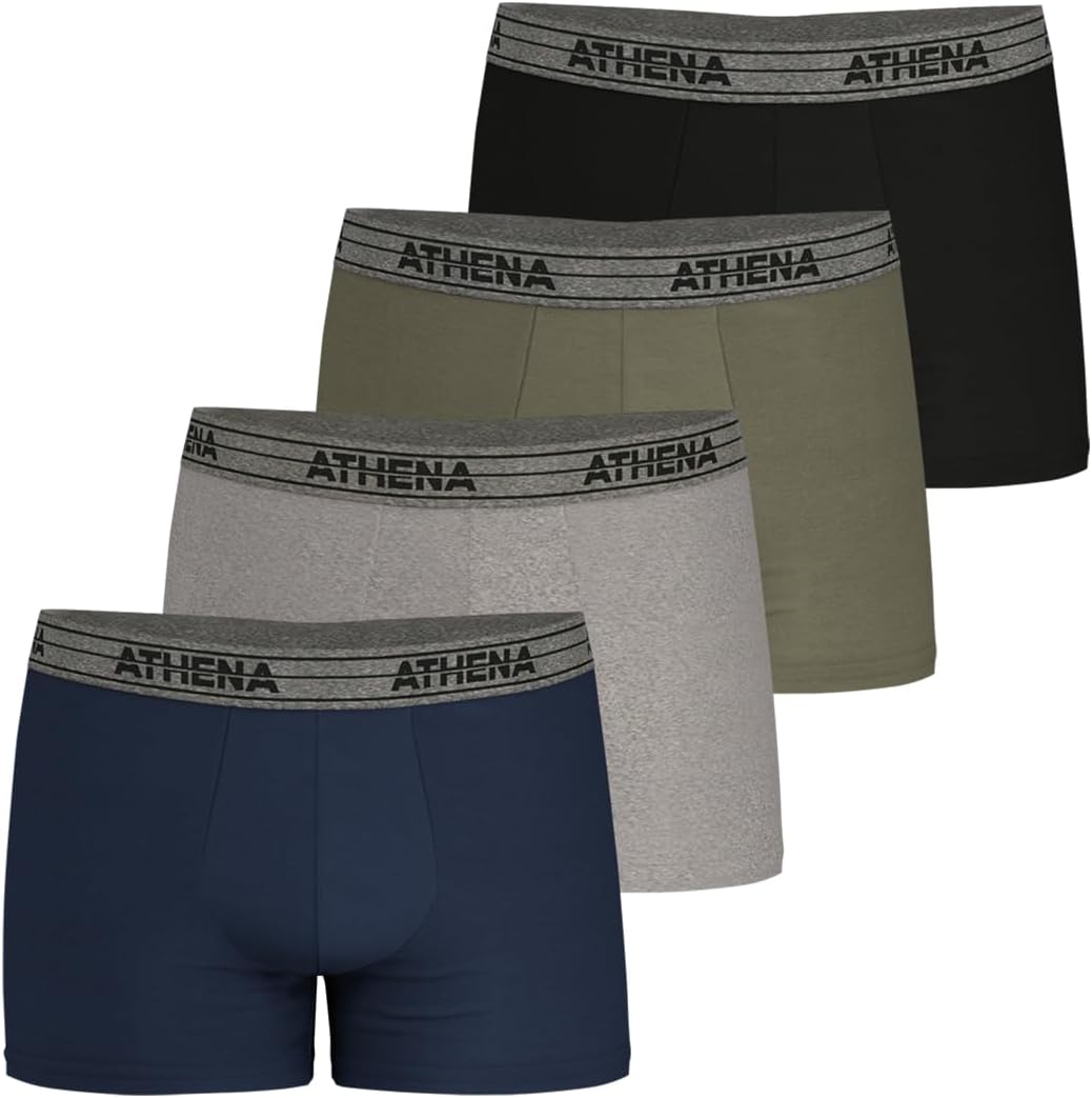 Thumbnail 6 de Athena – Lot de 4 Boxers Homme Ecopack : coton stretch respirant et confort ergonomique
