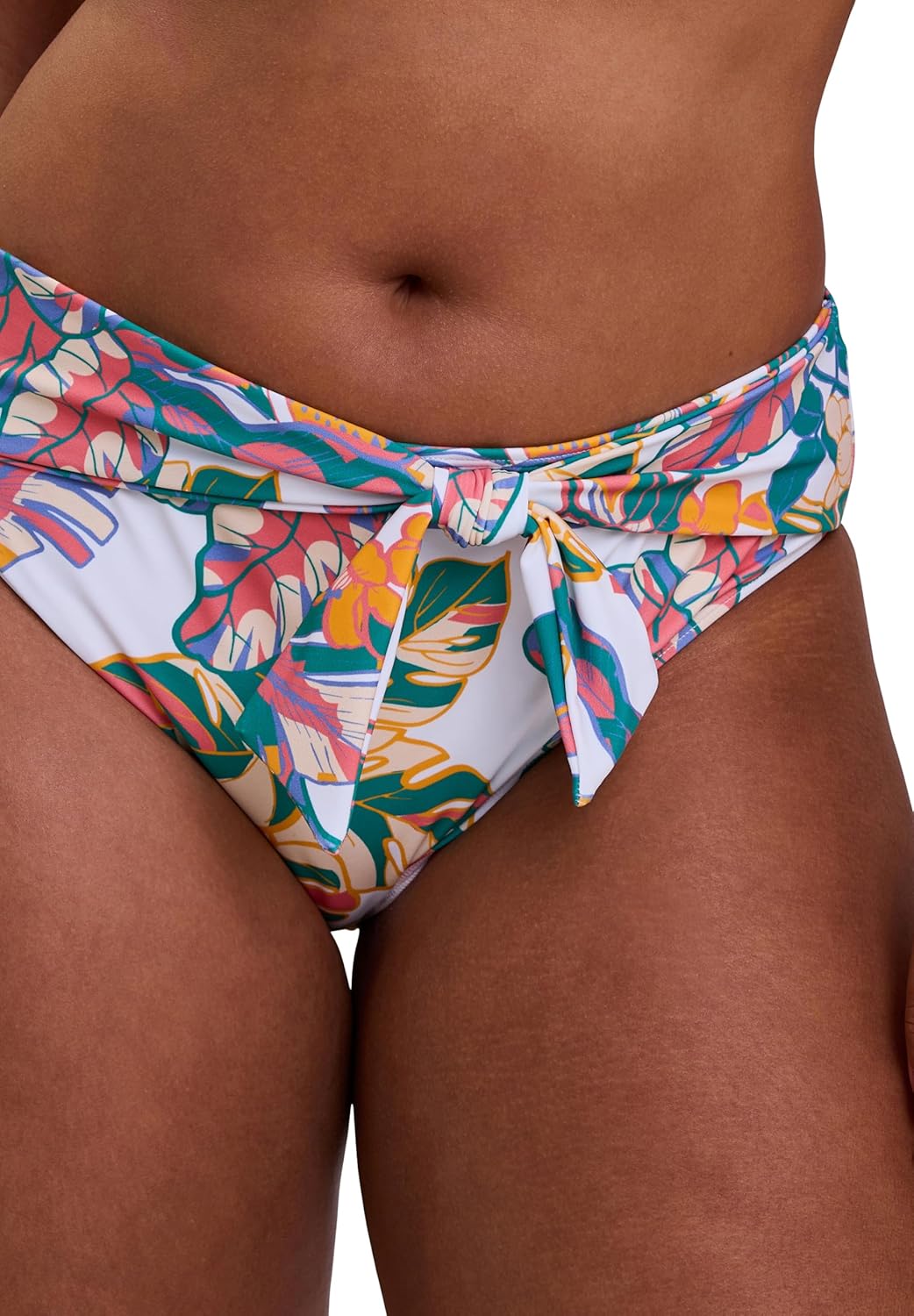 Thumbnail 5 de SANS COMPLEXE Fidji Bas de Bikini Femme – Slip de bain à couvrance moyenne, imprimé tropical
