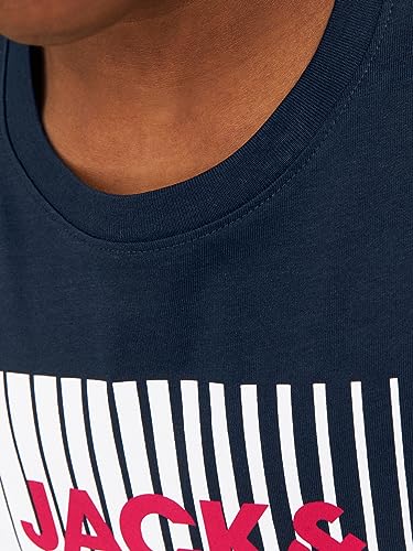 Thumbnail 5 de JACK & JONES Jjecorp Logo Tee LS Azul Marino para Niños 🌊