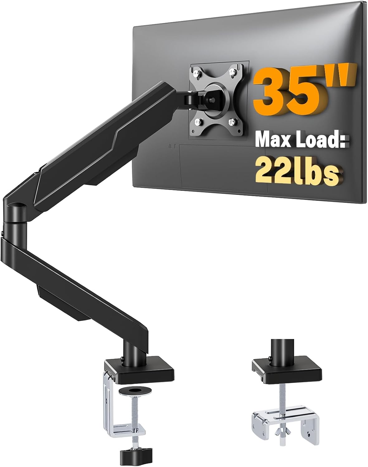 Detalle de 5Rcom Single Monitor Arm, 13–35-Inch Screens