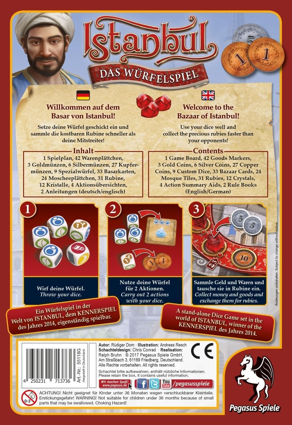 Thumbnail 3 de Pegasus Istanbul – Das Würfelspiel 55118G