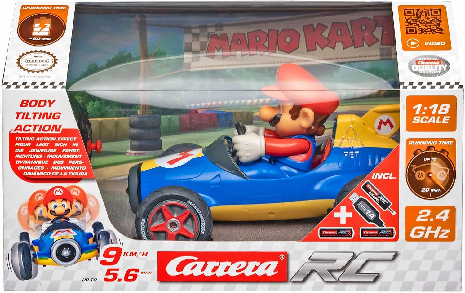 Thumbnail 5 de Carrera 370181066 RC Mario Kart Mach 8 1:18