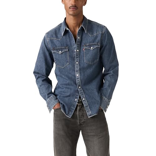 Detalle de Levi’s Barstow Western Standard: camicia western dal taglio classico