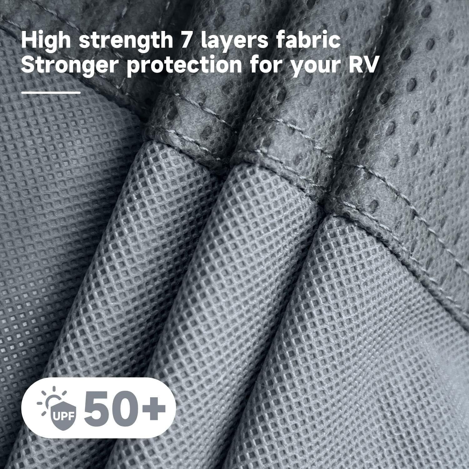 Detalle de VINPATIO RV Cover 20-22ft: 7-Layer Heavy Duty RV & Trailer Cover