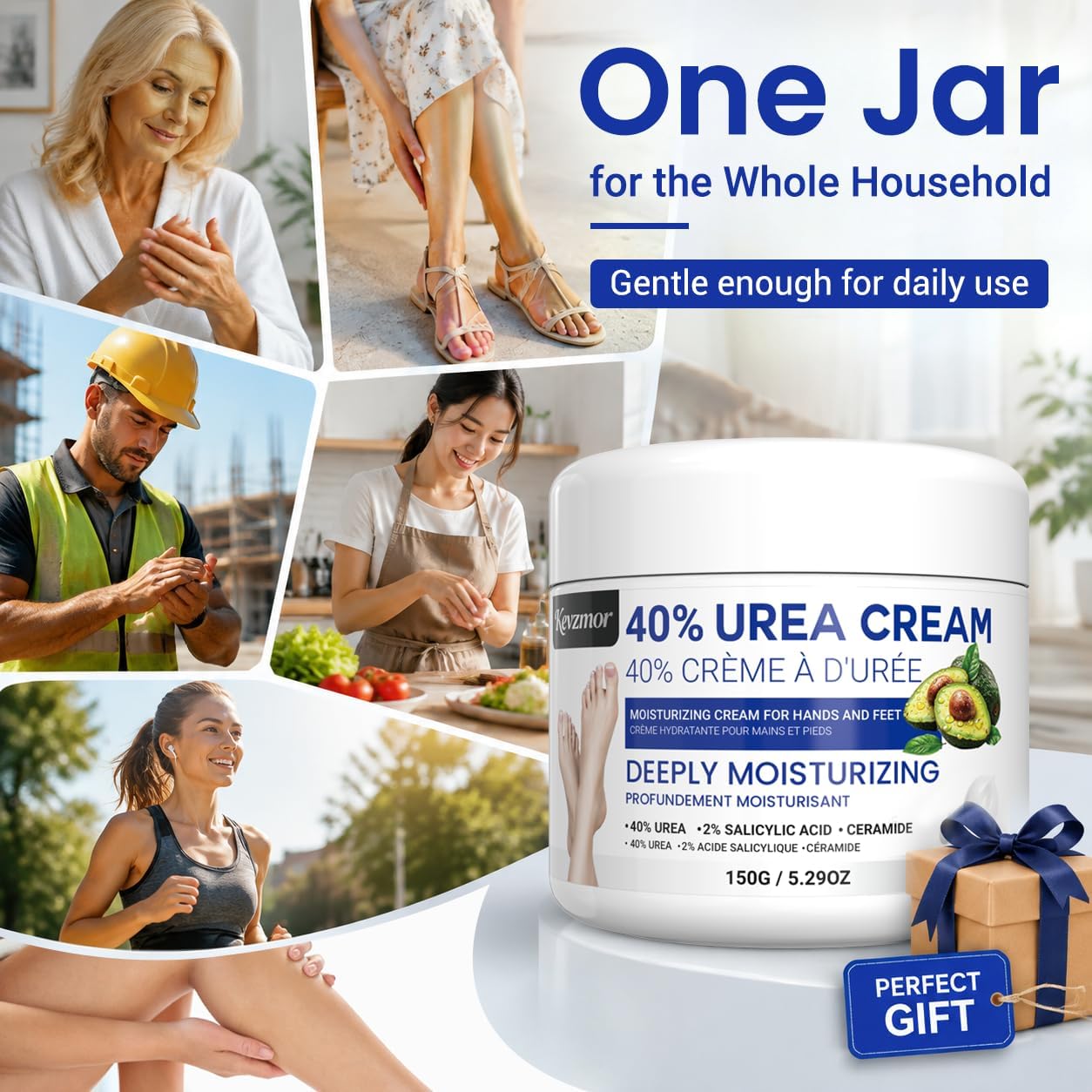 Thumbnail 5 de Kevzmor Urea Foot Cream, 150 g with Avocado Butter and Tea Tree Oil