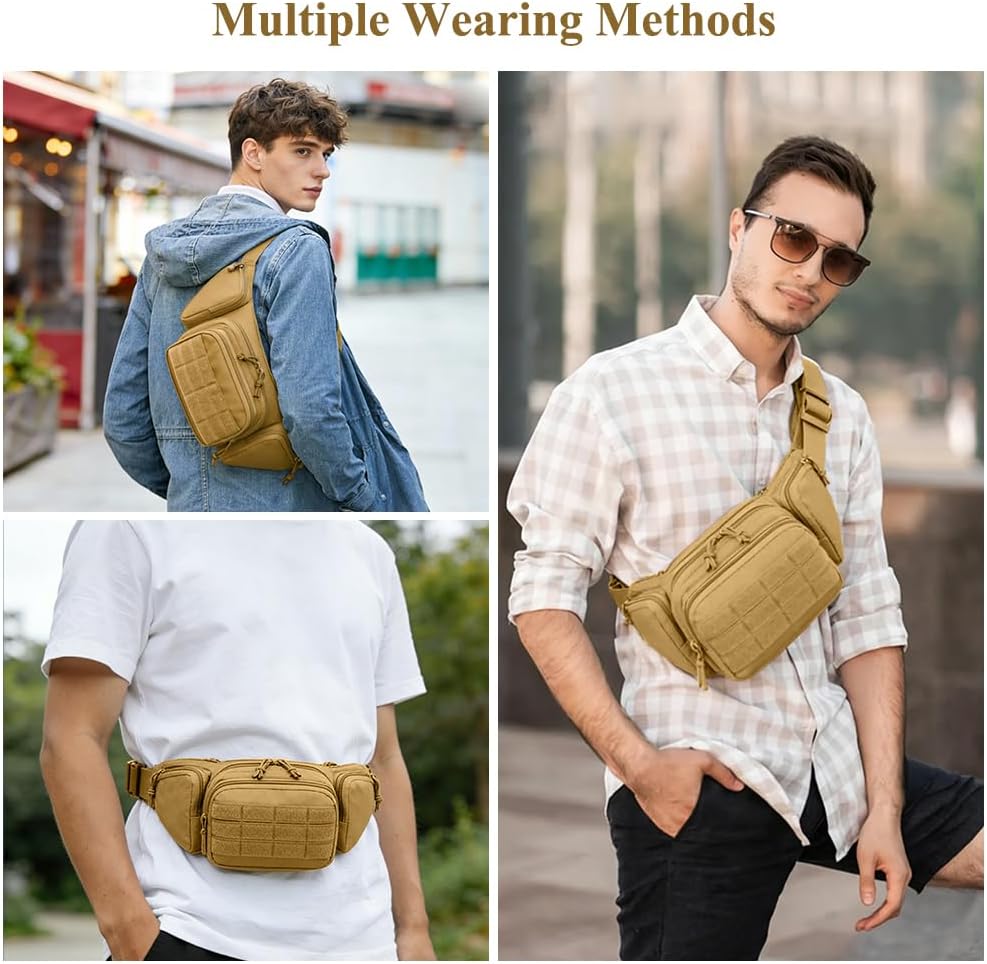 Thumbnail 6 de Adiwo Marsupio tattico con 5 Tasche: versatilità e praticità per outdoor