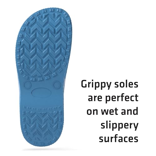 Detalle de Lakeland Active Silloth Lightweight Ventilated Clogs for Men – Mid Blue, UK 9